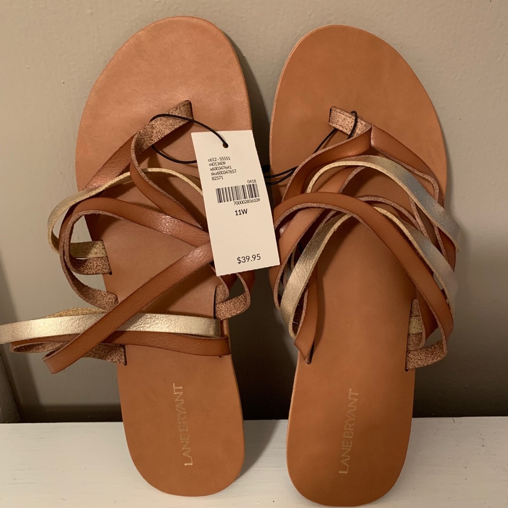COPY - BRAND NEW LANE BRYANT SANDALS - 11W